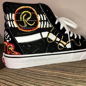Custom Washington Redskins Vans Sneakers